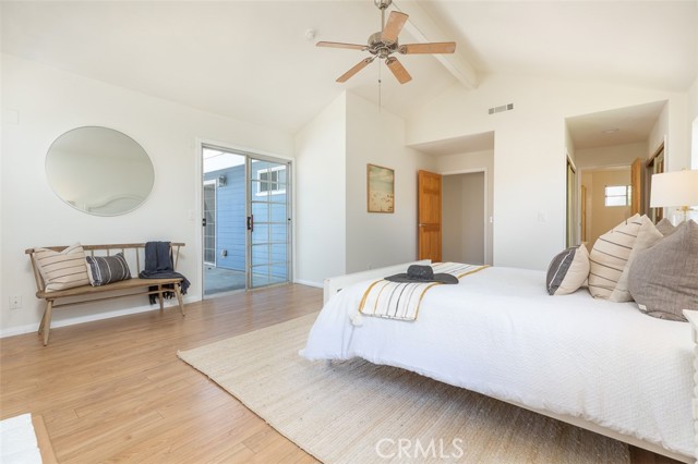 Spacious master suite