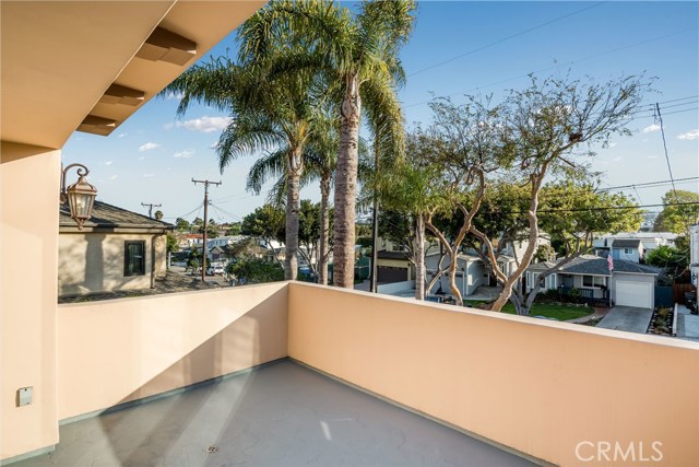Balcony from Upstairs Master Bedroom (used as gym)