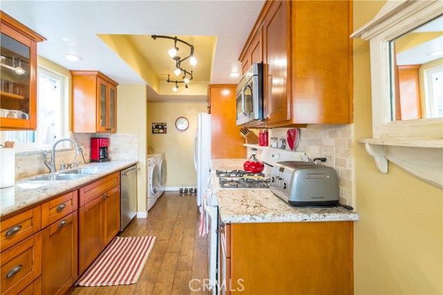 Remodeled Kitchen with laundry area Remodeled Kitchen with laundry area