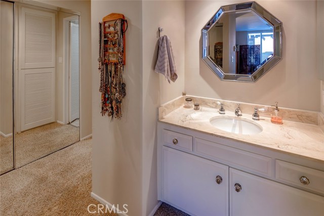 The Dressing Area at the Master Suite.