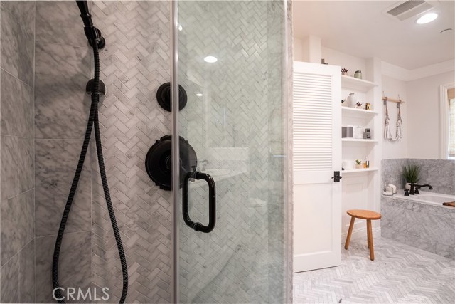 Master bathroom walk-in shower