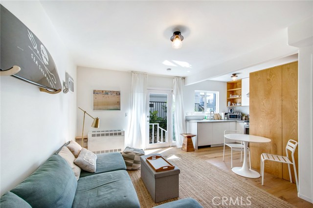 Lower level rentable studio.