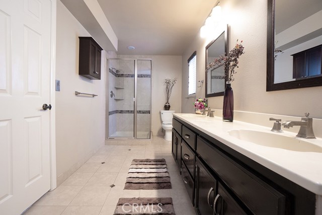 Master Bath with Dual Sinks and large Shower