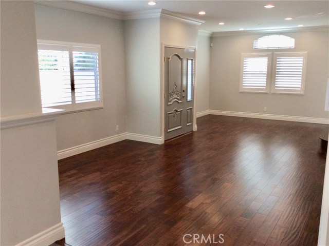 Living room of rear home