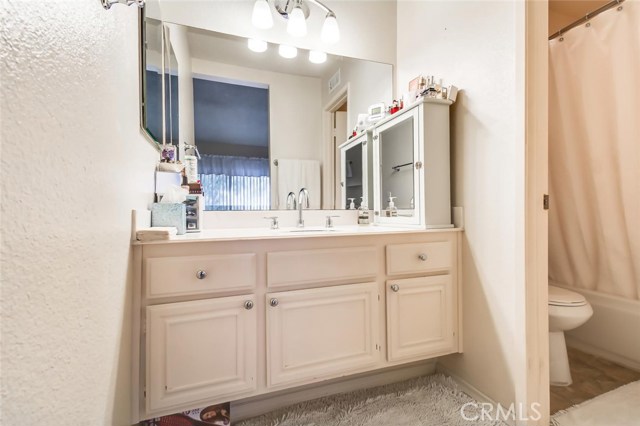 Master bath with shower and tub