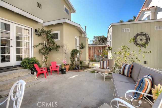 Finished back patio area.