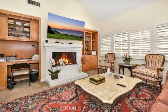 Family Room with Built-ins