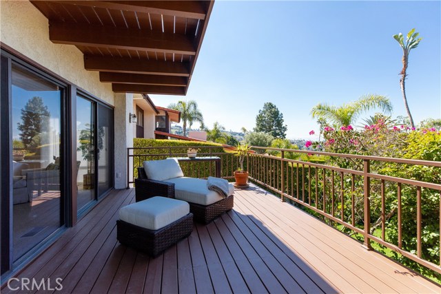 The master bedroom patio is a great palce to sip morning coffee or unwind at the end of the evening while breathing in the ocean breeze