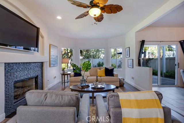 Entertain guests or just relax by the fire in your living room.