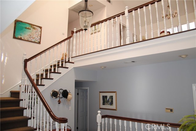 2 story entry and staircase