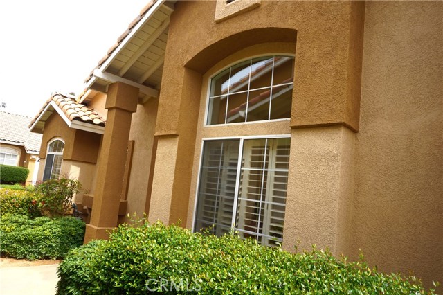 FRONT EXTERIOR ENTRY - ARCHED WINDOWS