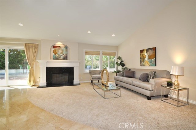 Living Room with Fireplace
