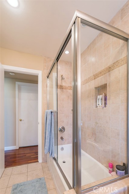 Shower in third bathroom