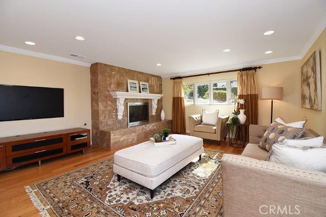 Spacious Family Room in the Lower Level