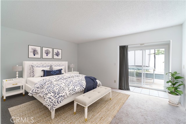 Downstairs bedroom 2 virtually staged