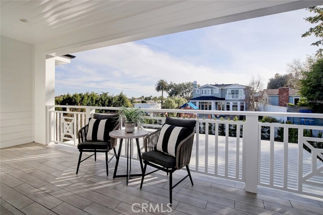 Tiled, covered Master Bedroom balcony