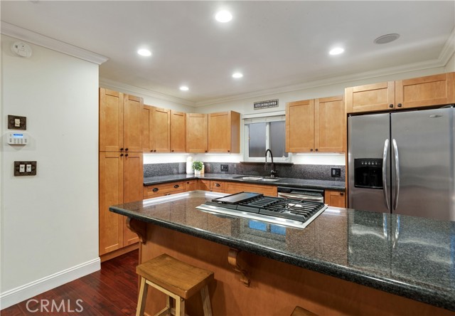 The great room style layout is a wonderful setting with the kitchen open to the dining space.