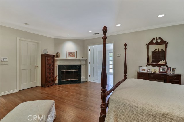 Master Suite with fireplace