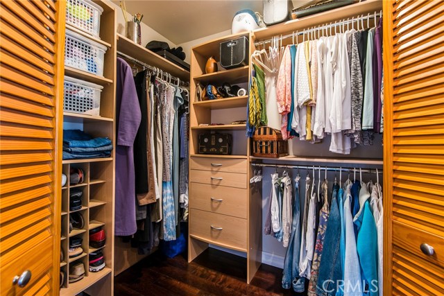 Custom closet with built-ins