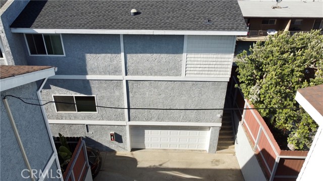 Aerial View of the Garage.