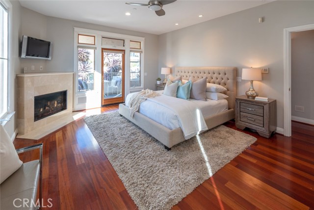 #1 bedroom offers a balcony deck and fireplace