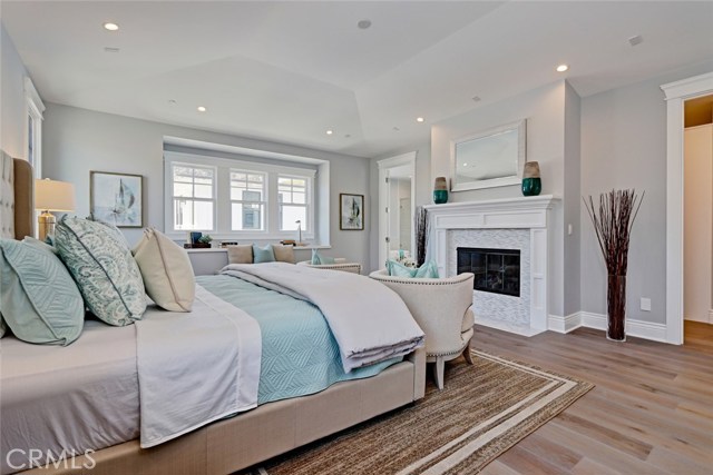 Lovely Master Suite with Fireplace