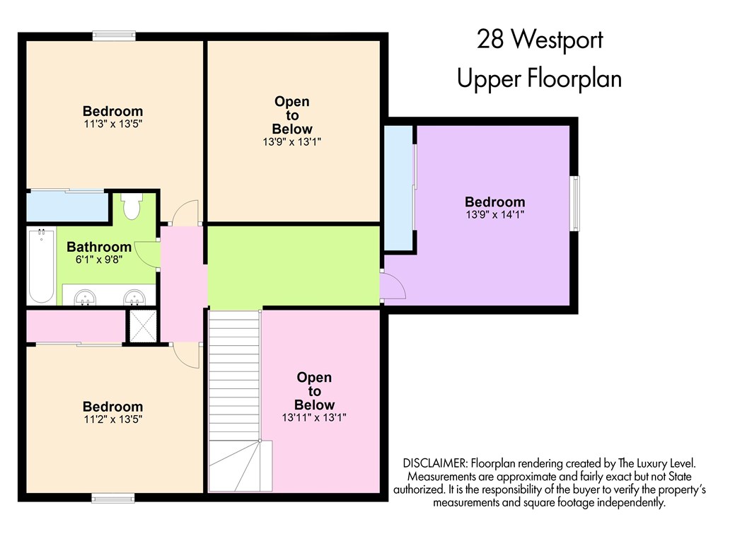 Second level floorplan.