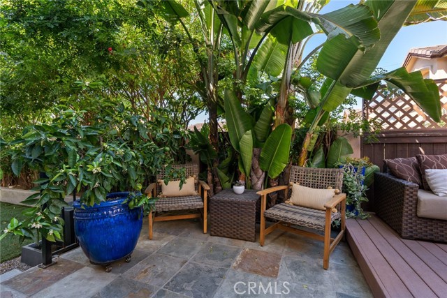 Welcome to your own lush hideaway with water feature.