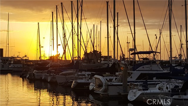 King Harbor Marina at Sunset