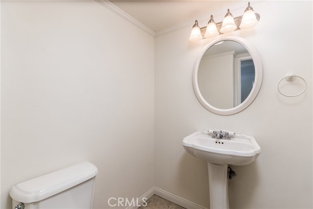 main level powder room