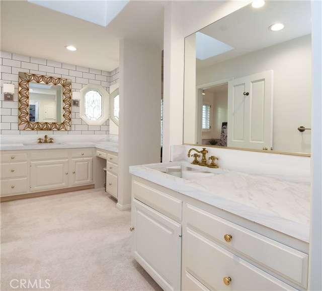 Master bath - staged