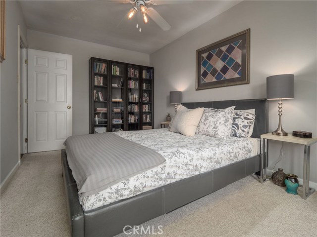Bedroom 2 - looking from french doors, showing great space for additional furniture.