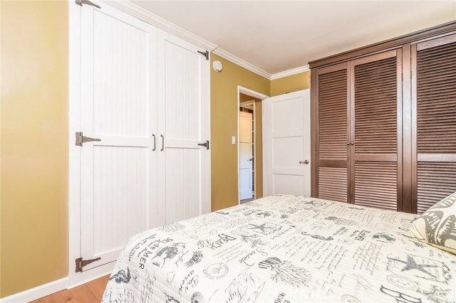 Largest Bedroom with Built-in Armoir