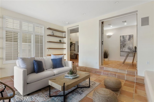 Family room/ third bedroom in main floor.
