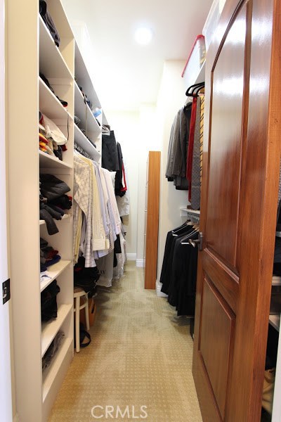 walk-in closet. Elegant organization