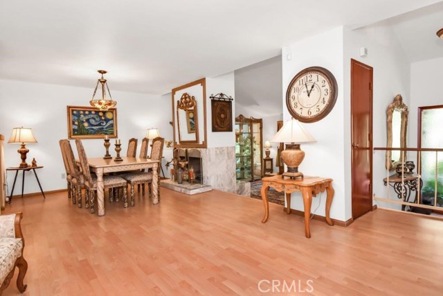 Dining Room with Fireplace