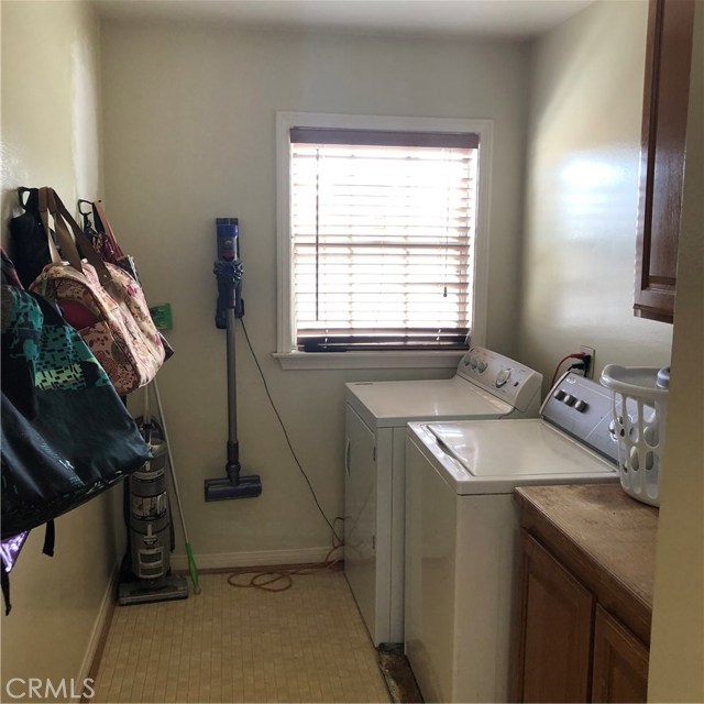 Large separate laundry room.