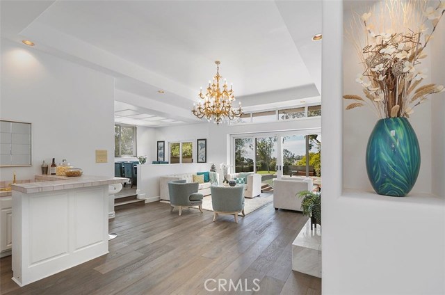 Family Room with Wet Bar