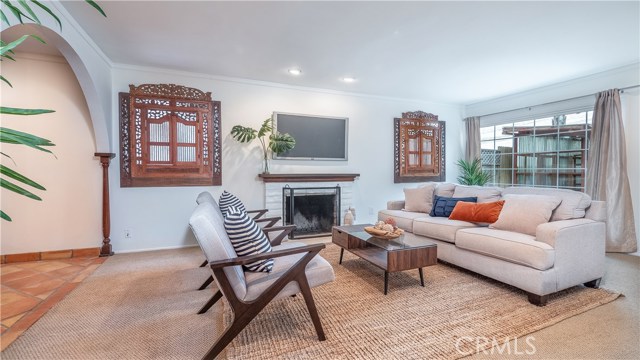 Living Room and fireplace