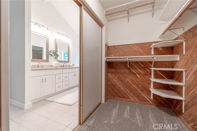 Walk-in Cedar-Lined Master Closet