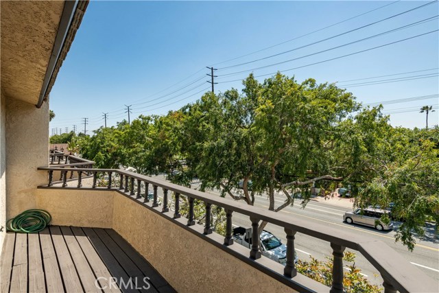 Private balcony upstairs off the master, for enjoying the sunshine. More private patio space downstairs.