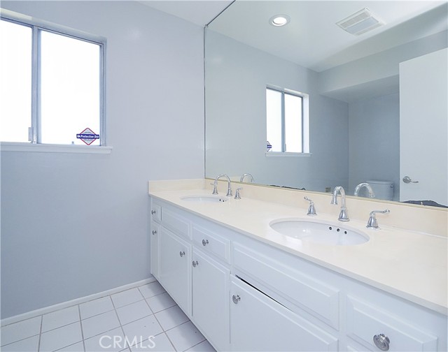 Double sinks in master suite Double sinks in master suite