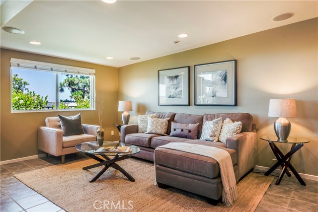 Family room with ocean view