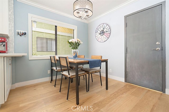 Dining area near kitchen