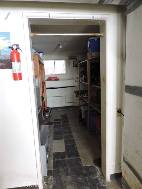 Large shared storage area off of laundry room.