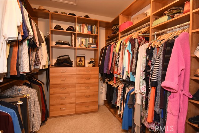 Fabulous custom walk-in closet in the master...you'll love it!