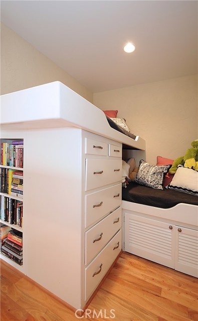 View  of the 'bunk bed' alcove of Bedroom #3.