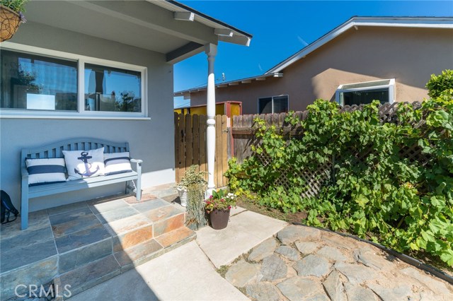 Relax on the front patio.