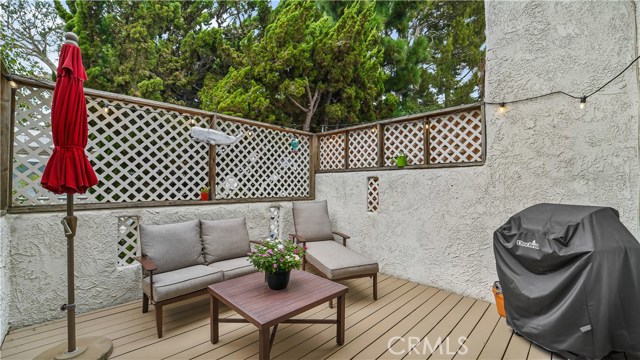 Private deck with Gas stub out for Bar B Q