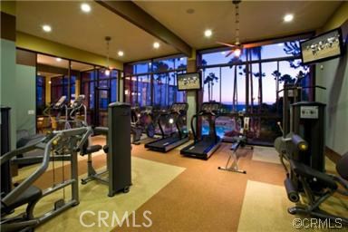 Fitness Center Overlooks the Ocean and Pool Fitness Center Overlooks the Ocean and Pool